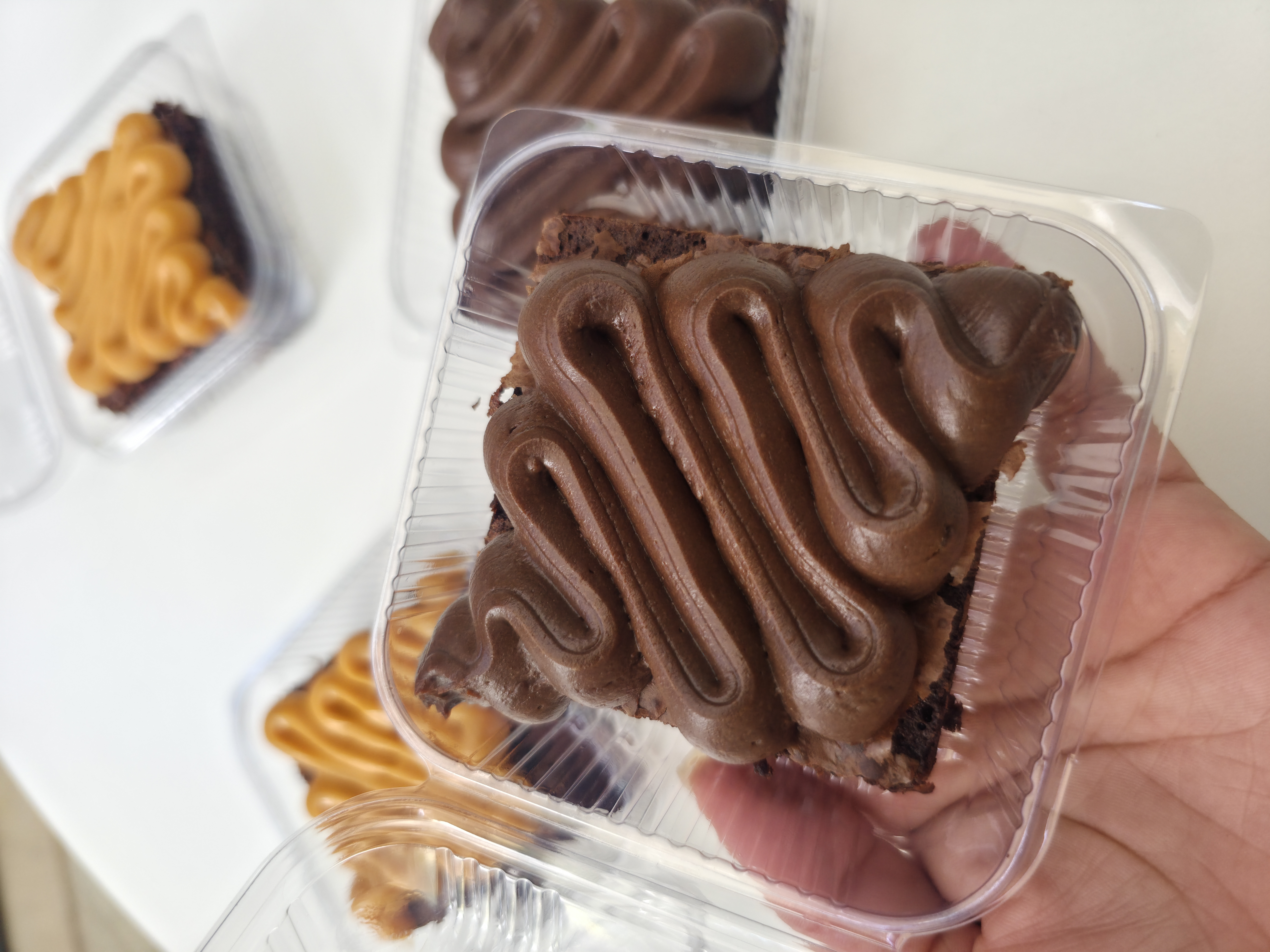 Brownie com cobertura